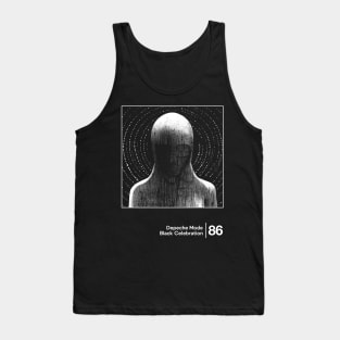 Black Celebration - Minimalist Graphic Design Artwork Tank Top